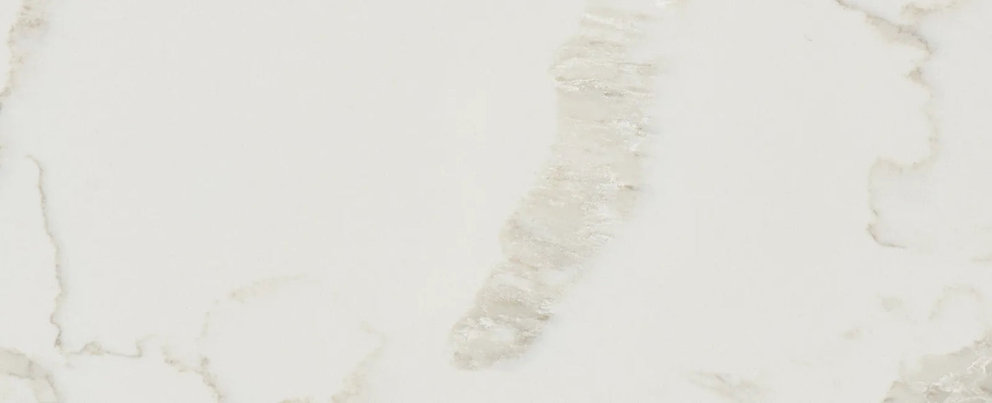 Calacatta Latte Quartz Slab 125″ x 62″ 122-604