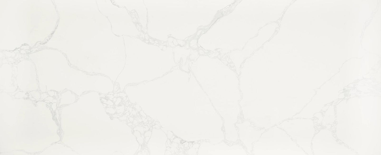 Calacatta Peak Quartz Slab 125″ x 62″ 122-602