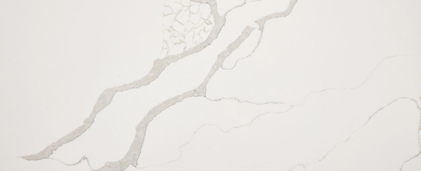 Calacatta Ray Quartz Slab 125″ x 62″ 122-603
