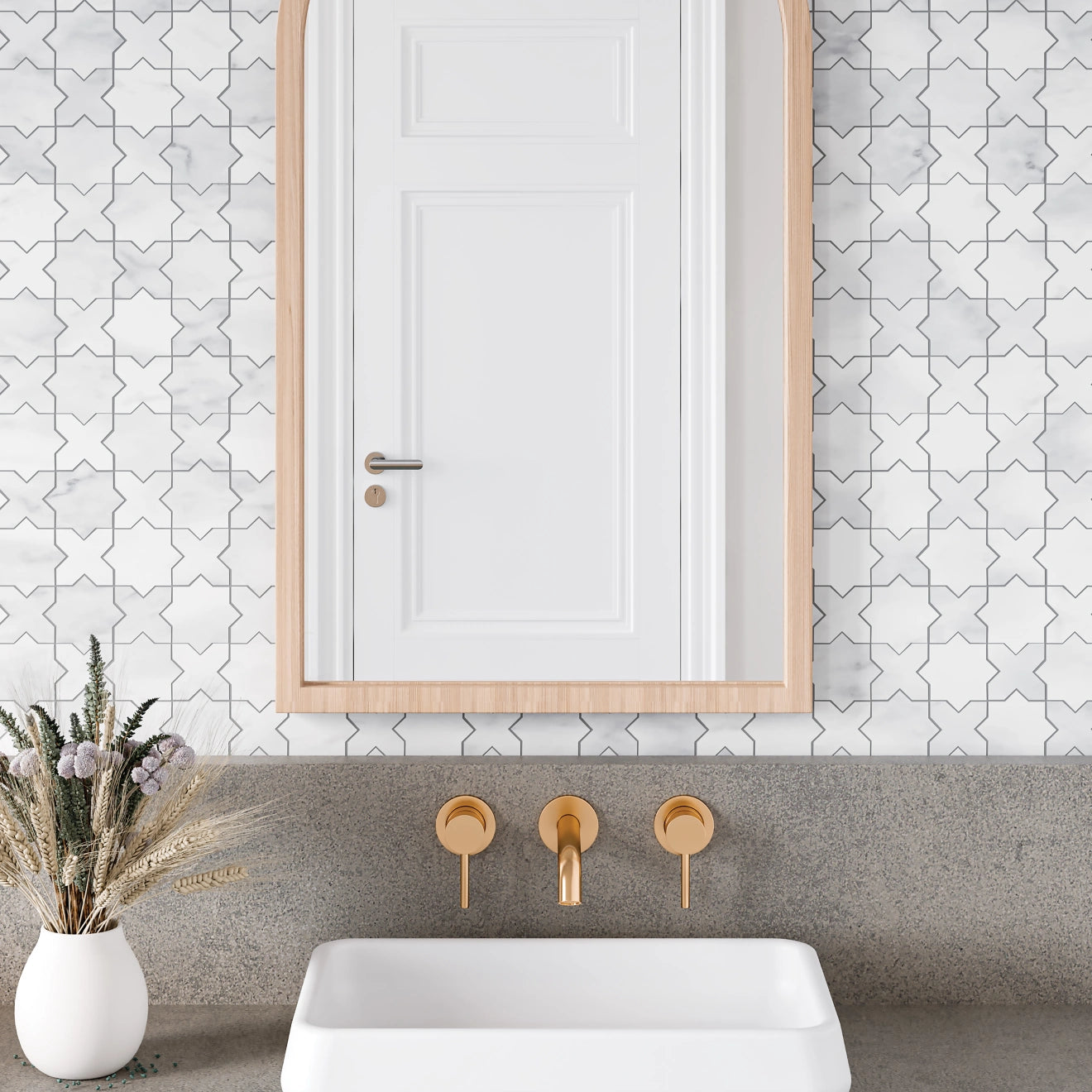 Cement Honed Porcelain Slab 60" x 126" - 1/2" Thick