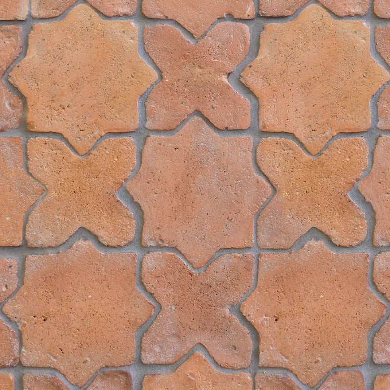 Cross Natural Terracotta Tile 6" x 6"