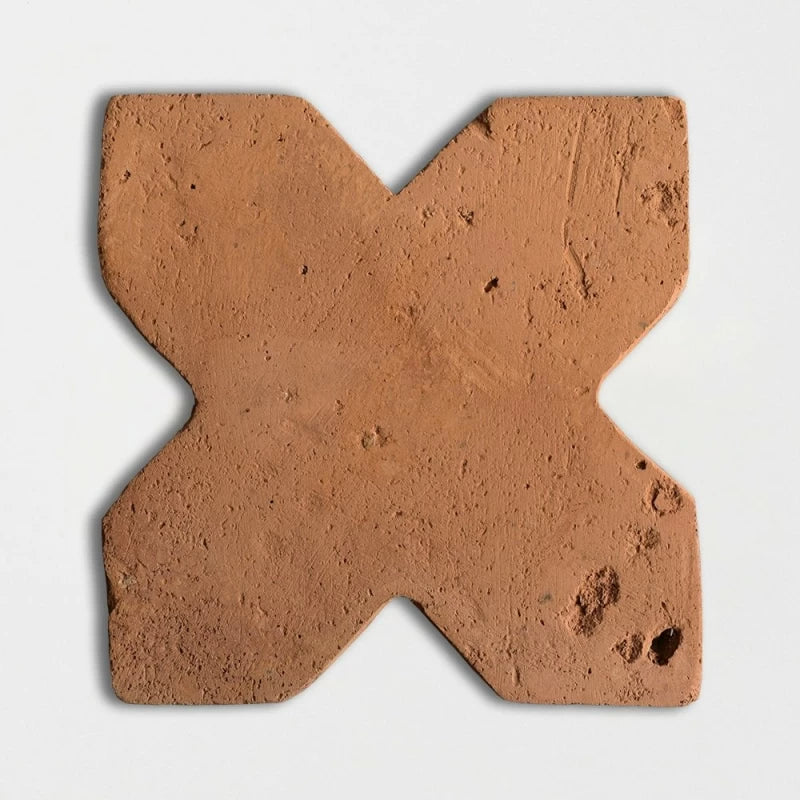 Cross Natural Terracotta Tile 6" x 6"