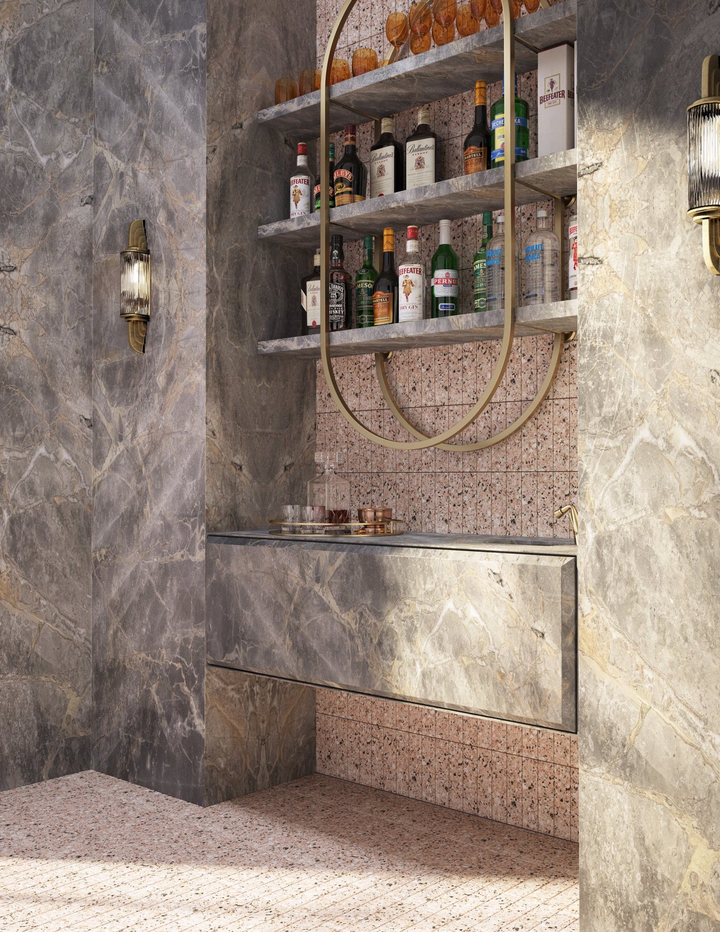 Artistic Tile Fior Di Bosco Marble Slab 3/4" Polished Stone