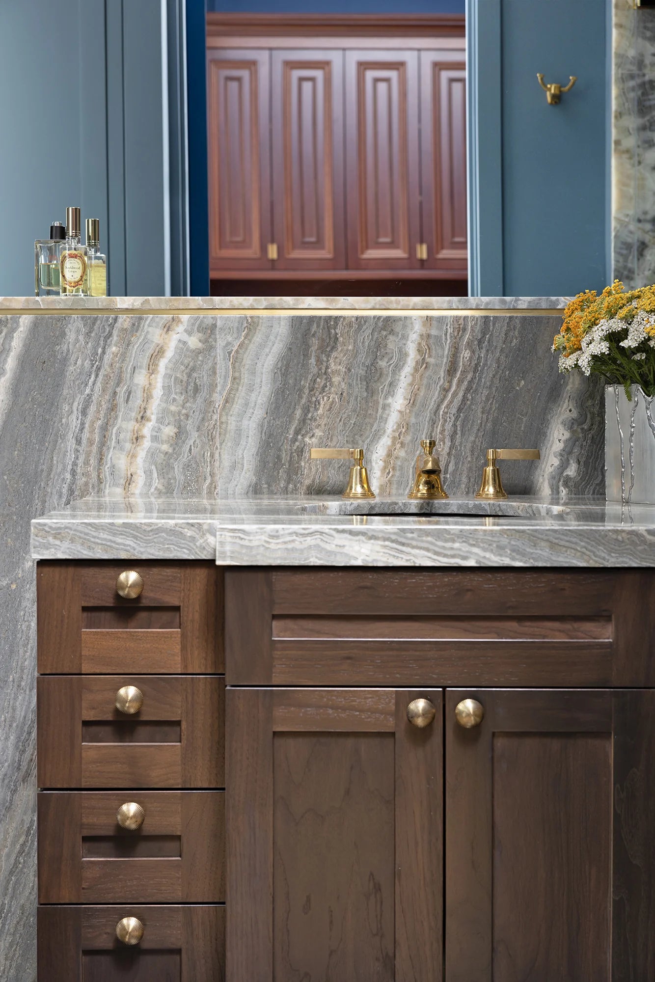 Artistic Tile Vein Cut Grey Onyx Slab 3/4" Polished Stone