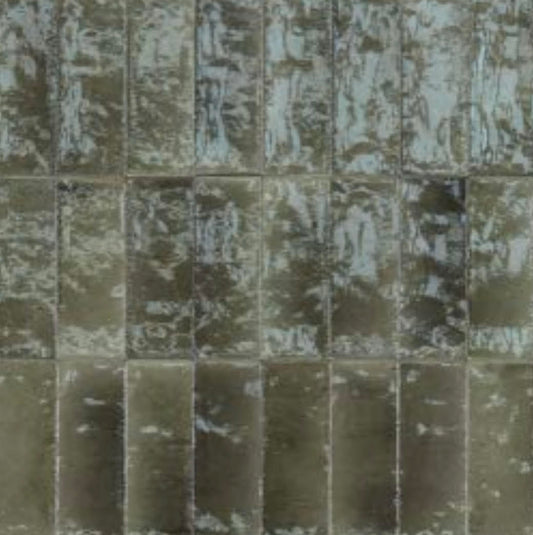 Siracusa Glossy Ceramic Field Tile 2" x 6"