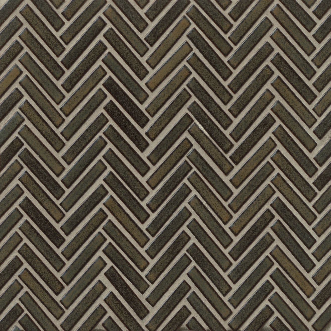 Herringbone Porcelain Mosaic 1/2" x 2"