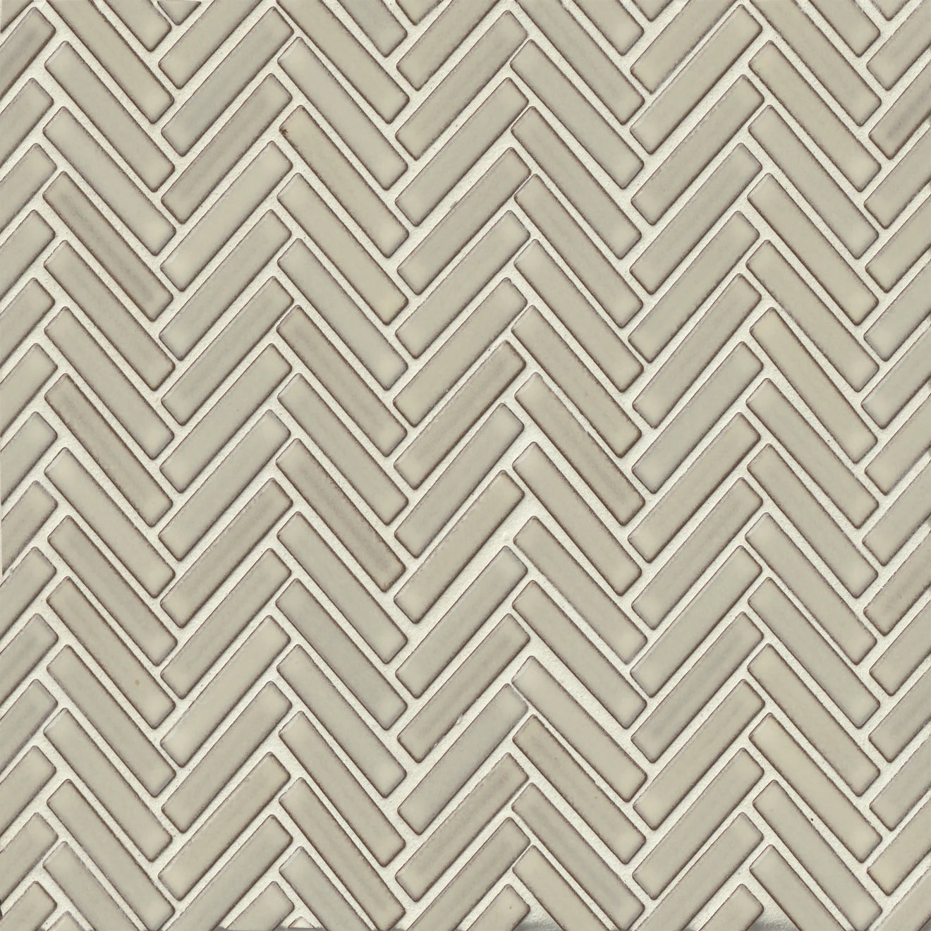 Herringbone Porcelain Mosaic 1/2" x 2"