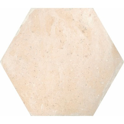 Cottage Hexagon Porcelain Floor Tiles 5.5" x 6.3"