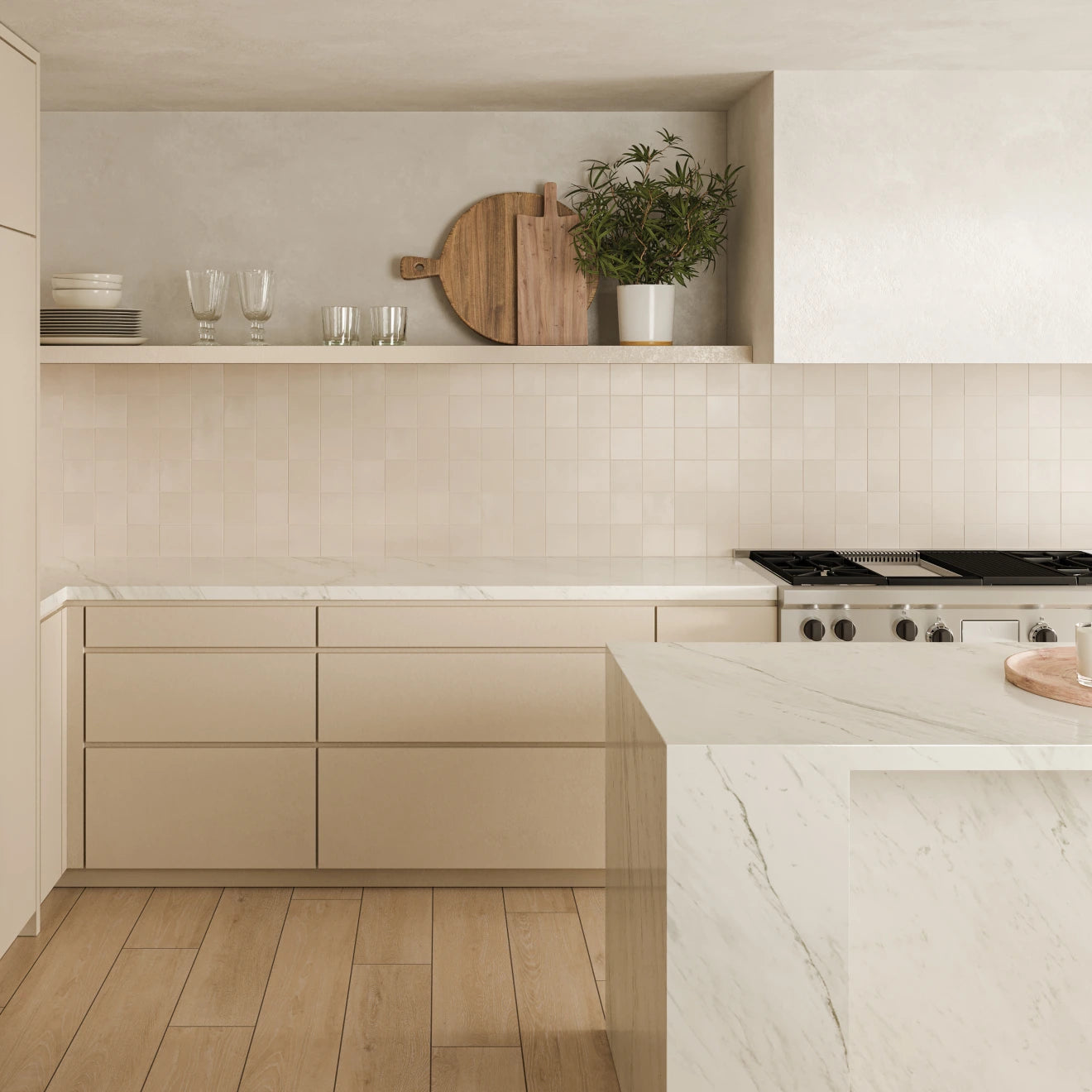 Luxury White Porcelain Slab 60" x 126" - 1/2" Thick