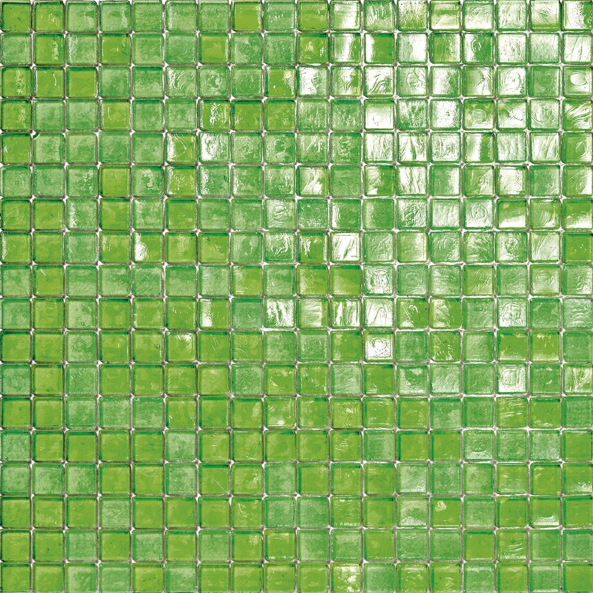 Sicis Mintleaves 18 Waterglass Glass Mosaic