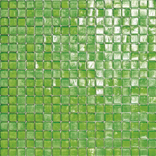 Sicis Mintleaves 18 Waterglass Glass Mosaic