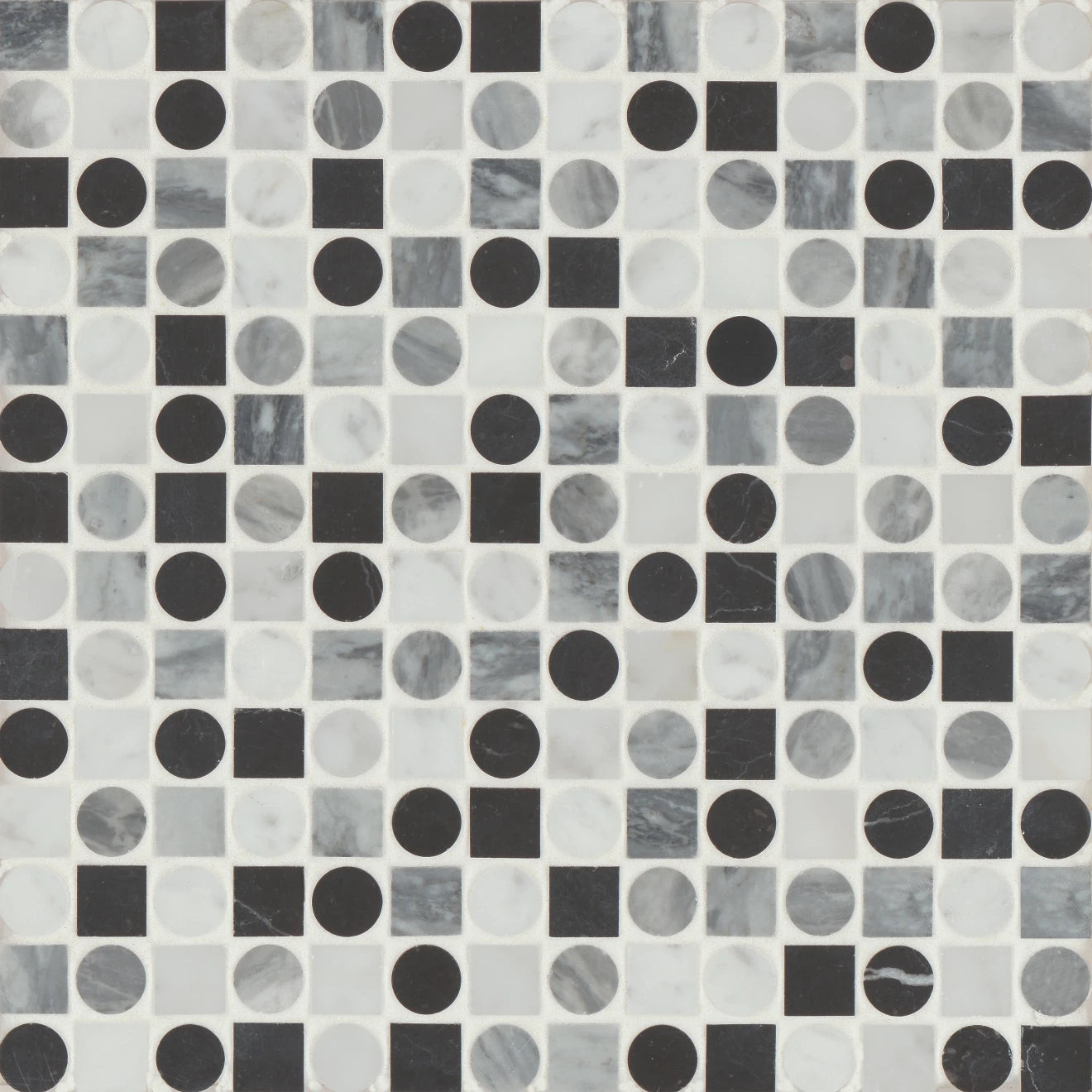 Modmo Malone Honed Marble Mosaic Tile 12" x 12"