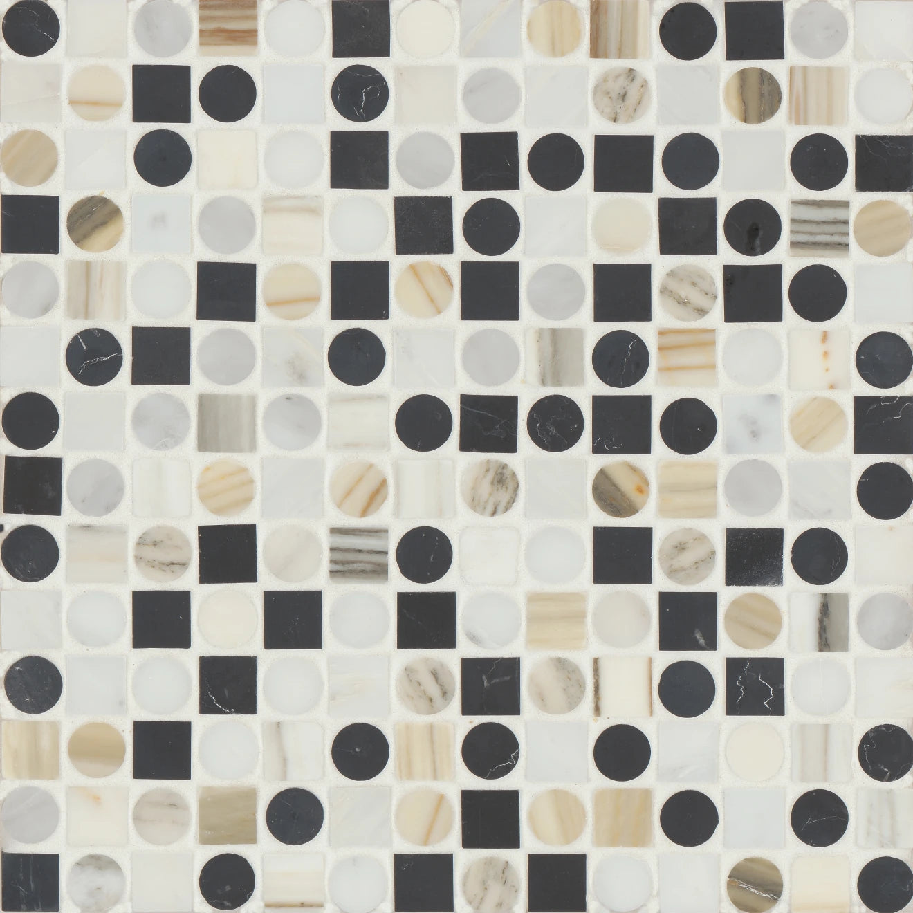 Modmo Malone Honed Marble Mosaic Tile 12" x 12"