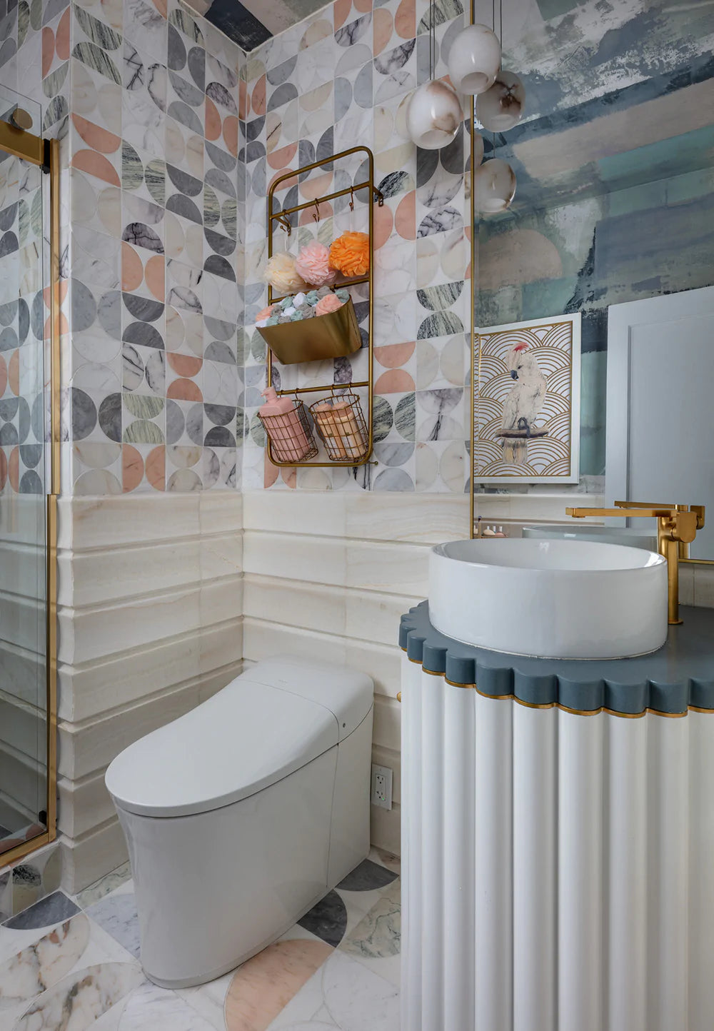 Artistic Tile Moon Cosmati WJ Mosaic