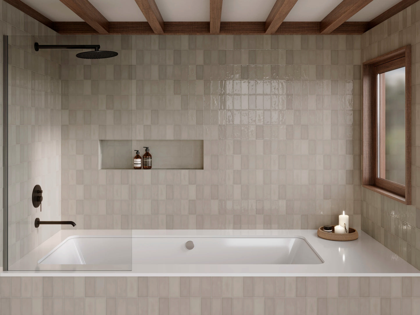 Moor Ceramic Wall Tile 2.5" x 5"