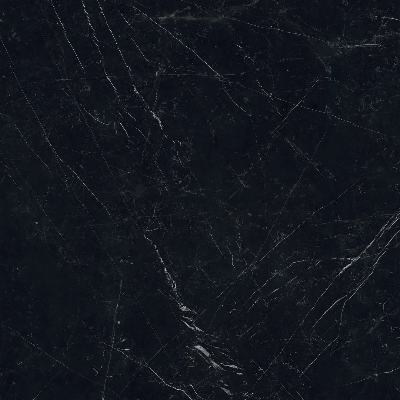 Nero Marquina Porcelain Slab 60" x 126" - 1/2" Thick