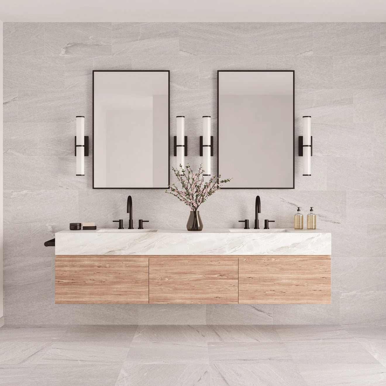 Nirvana Porcelain Floor & Wall Tile 12" x 24"