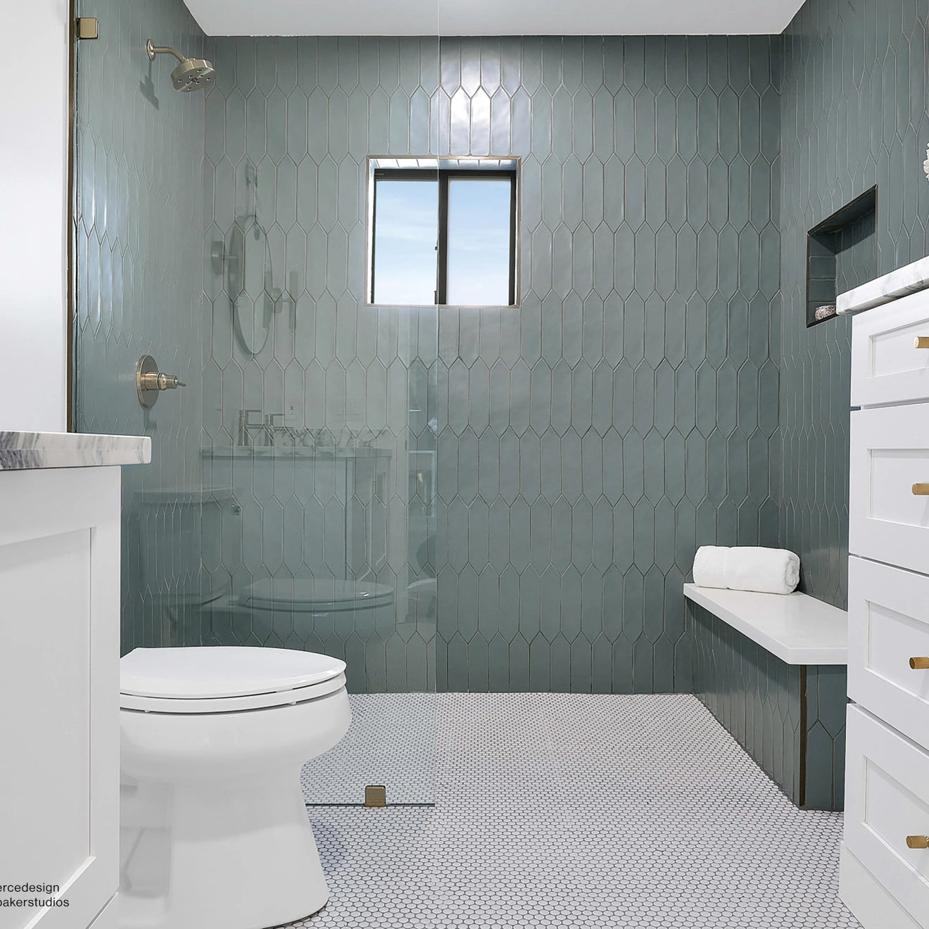 Pickets Ceramic Wall Tile 3" x 12"