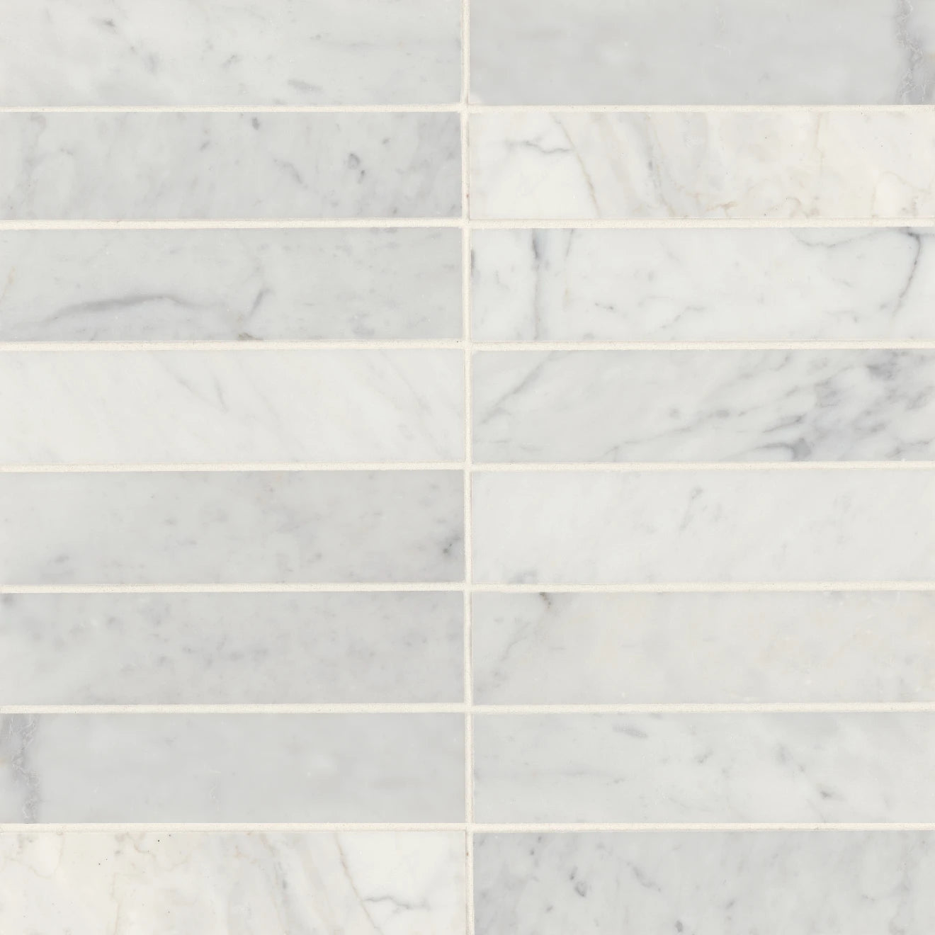 Renoir Honed Marble Rectangular 2" x 8" Tile