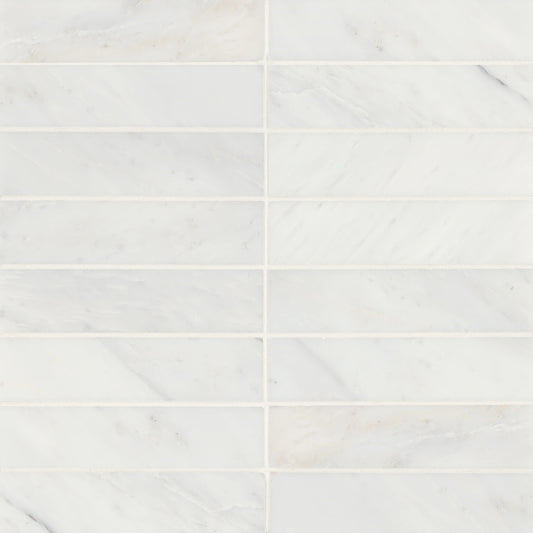 Renoir Honed Marble Rectangular 2" x 8" Tile