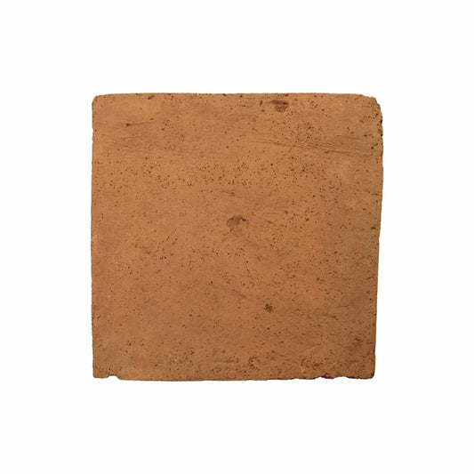 Square Natural Terracotta Tile 6" x 6"