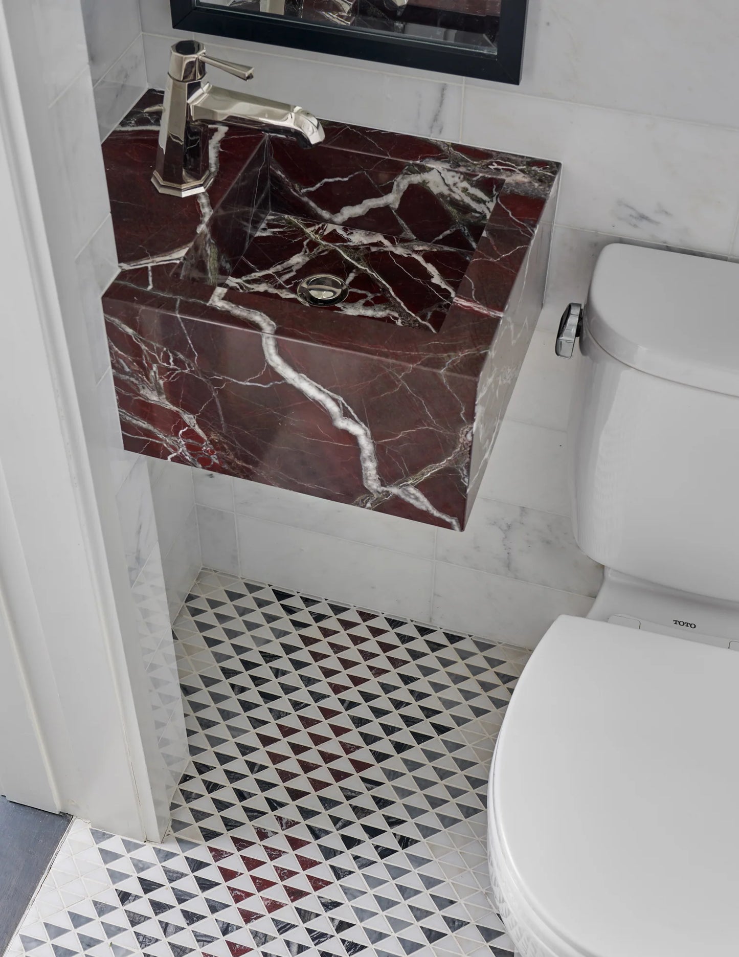 Artistic Tile Breccia Vino Marble Slab 3/4" Polished Stone