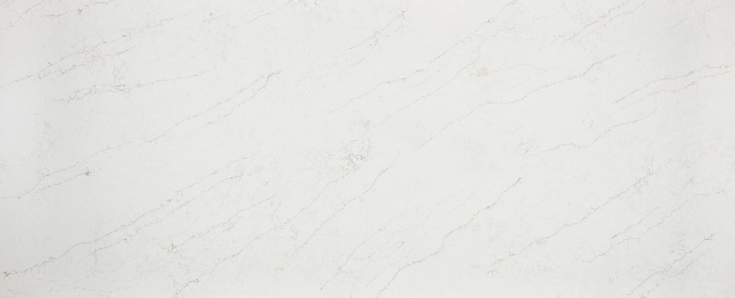 White Sky Quartz Slab 129″ x 64″ 122-500