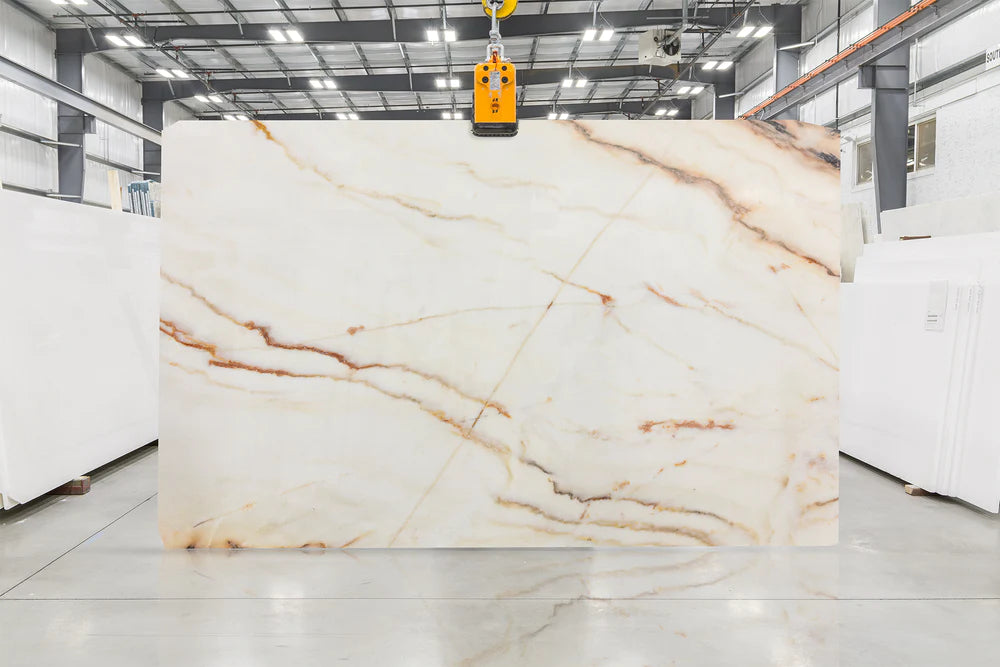 Artistic Tile Calacatta Rosa Marble Slab 3/4"
