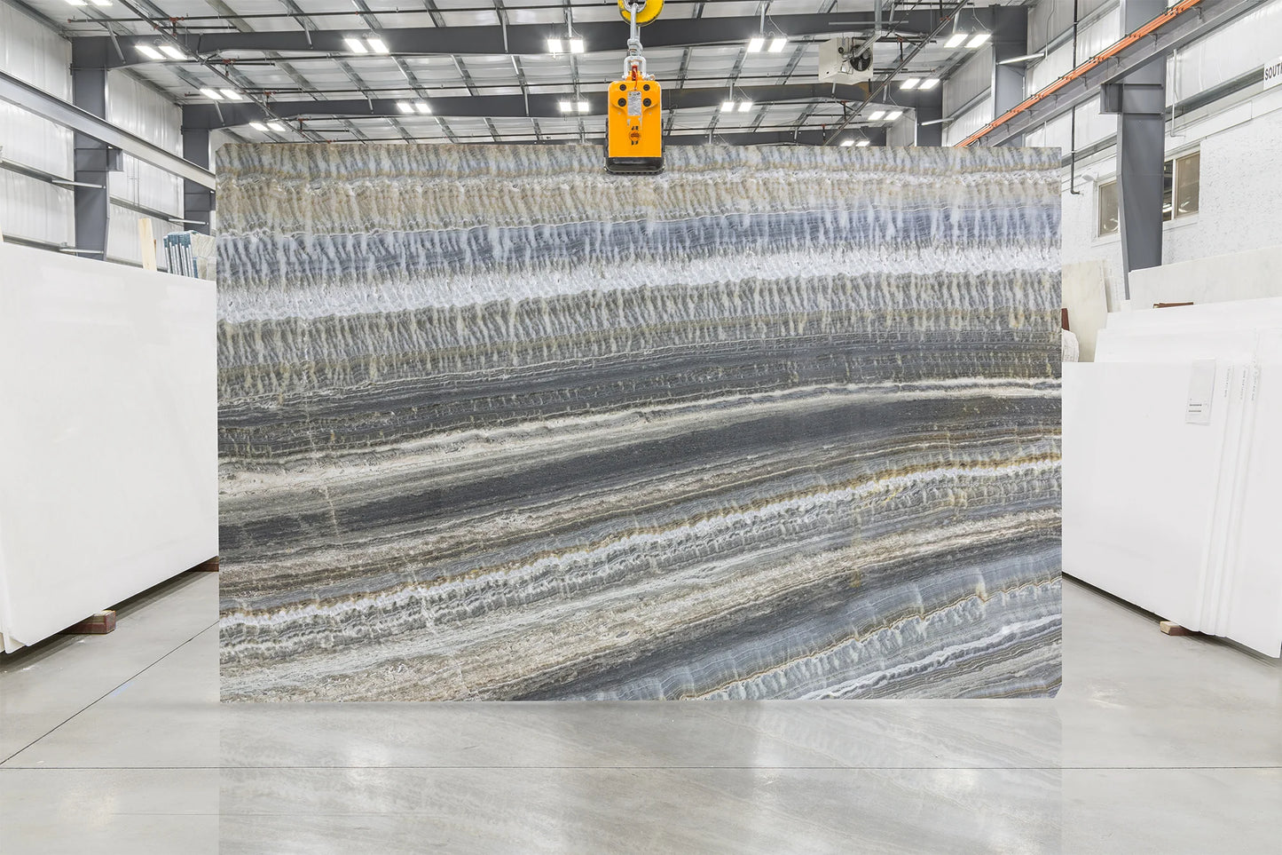 Artistic Tile Vein Cut Grey Onyx Slab 3/4" Polished Stone