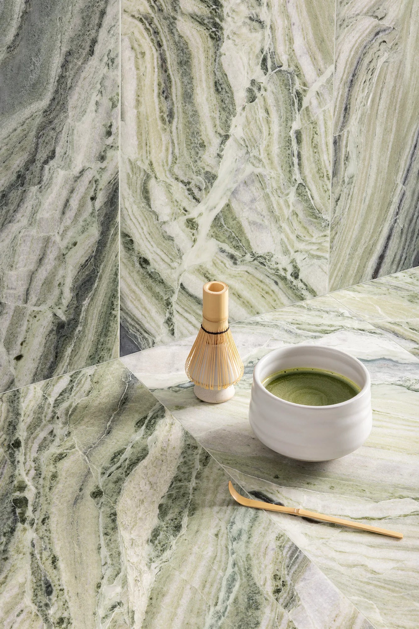 Artistic Tile Matcha Verde Marble Field Tile Honed 12" X 24"