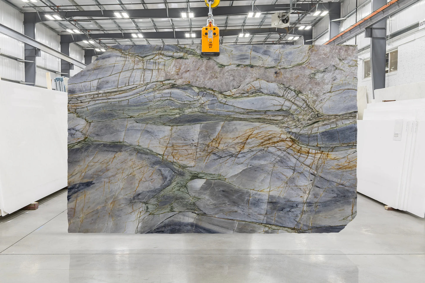 Artistic Tile Tempest Blue Quartzite Slab 3/4" Polished Stone