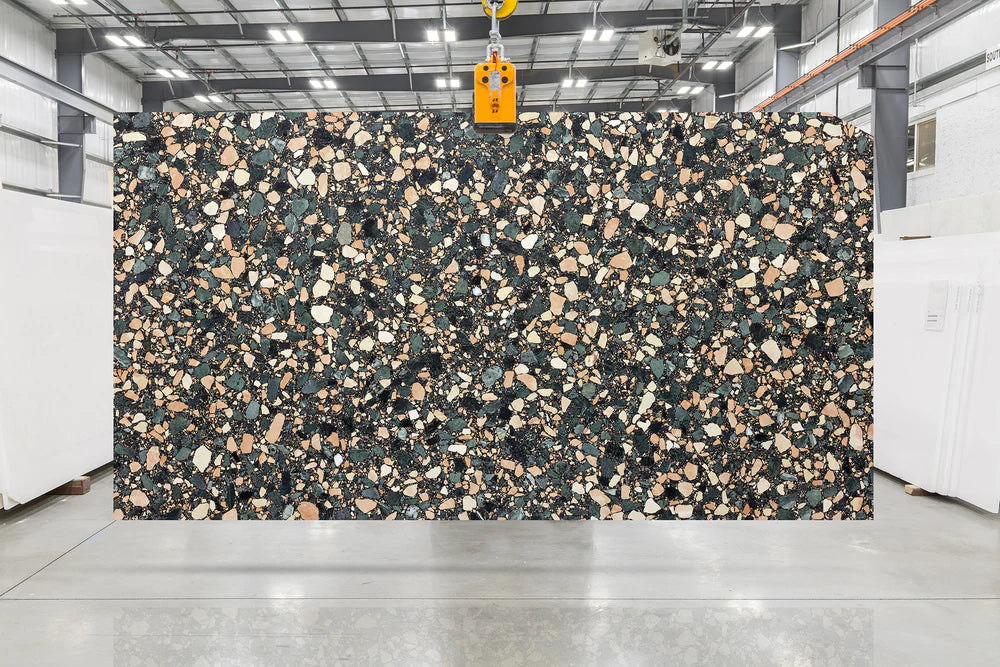 Artistic Tile Veronese Verde Perlino Slab Terrazzo 3/4"