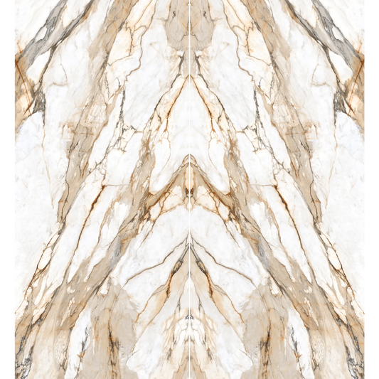 Calacatta Rust Bookmatch Porcelain Slab 60" x 126" - 1/2" Thick