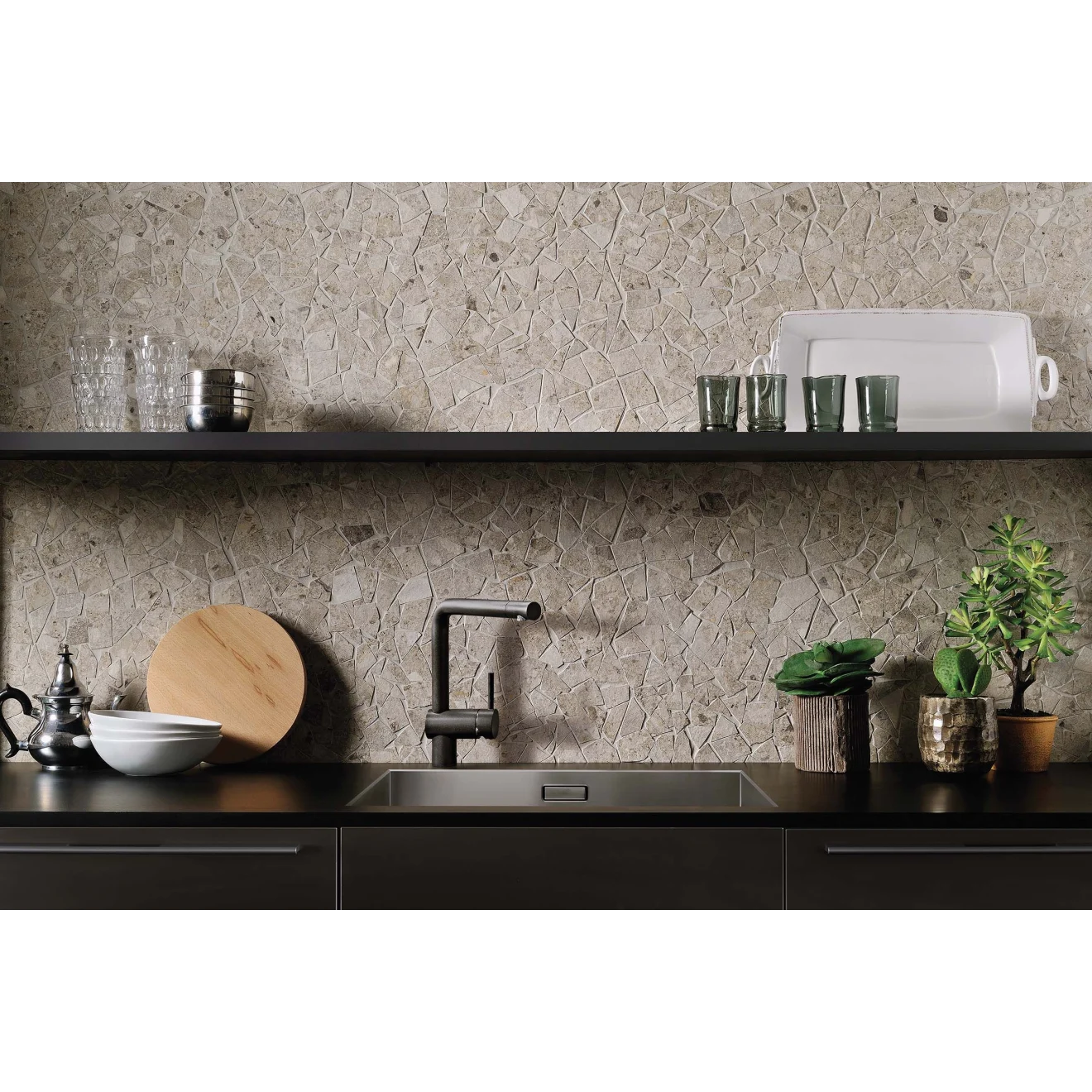 Fragment Floor & Wall Mosaic 12" x 12"