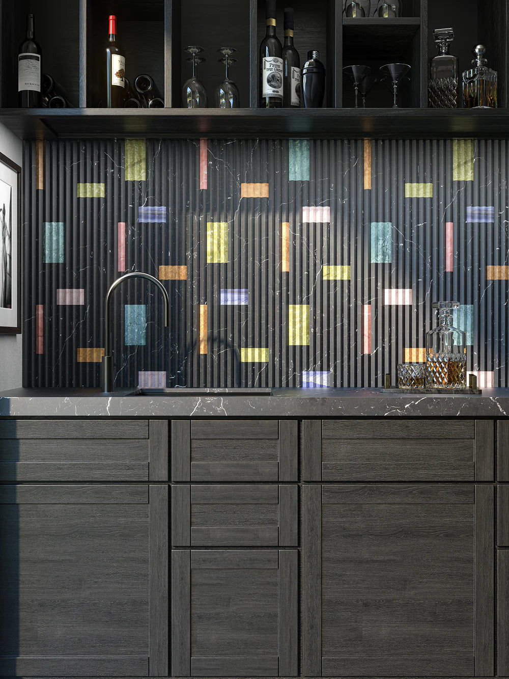 Artistic Tile Pinnacle Fete Marble Dimensional Field