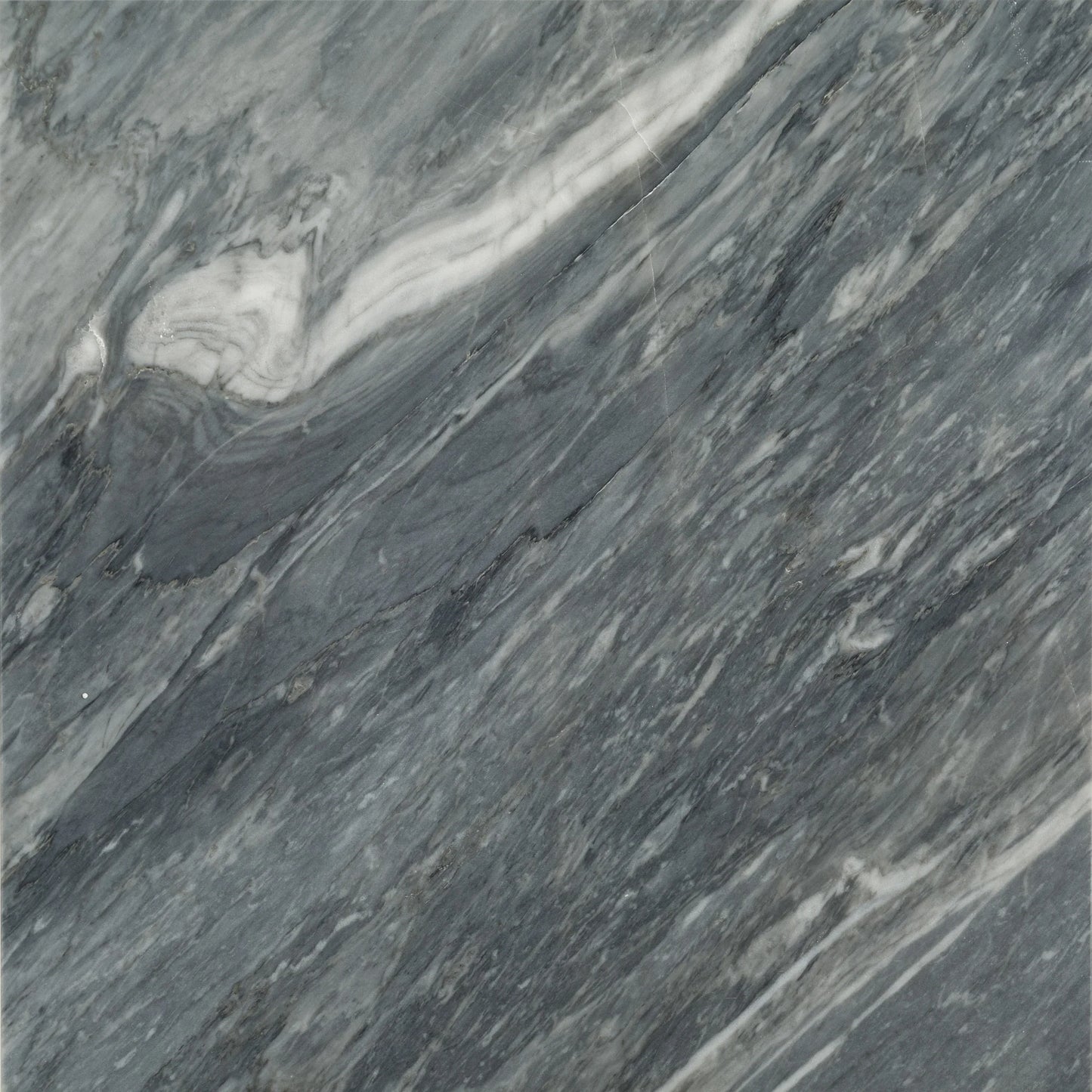 Artistic Tile Bardiglio Nuvolato Marble Field Tile Polished 18" X 18"