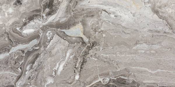 Artistic Tile Dark Arabescato Orobico Marble Field Tile Polished 12" X 24"