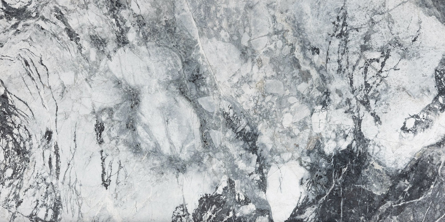 Artistic Tile Invisible Grey Marble Field Tile Honed 12" X 24"