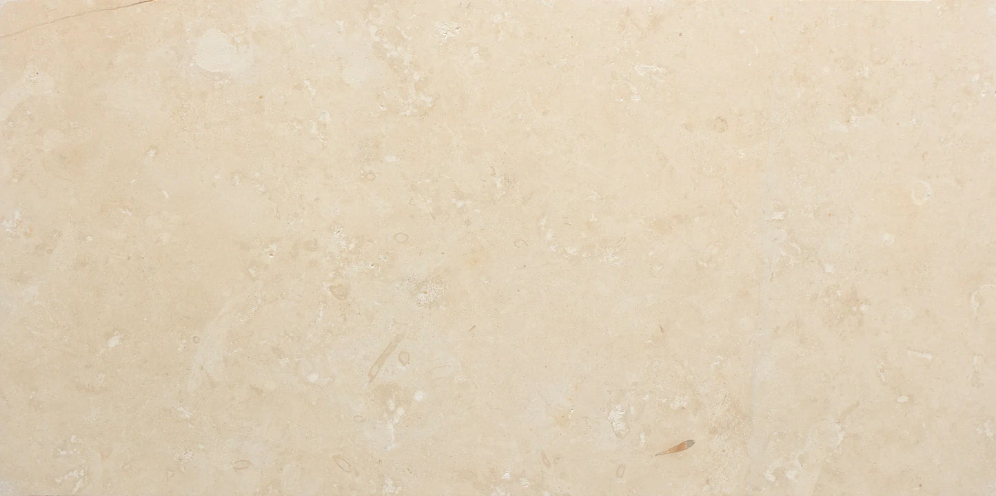 Artistic Tile Jerusalem Pearl Limestone Field Tile Honed 12" X 24"