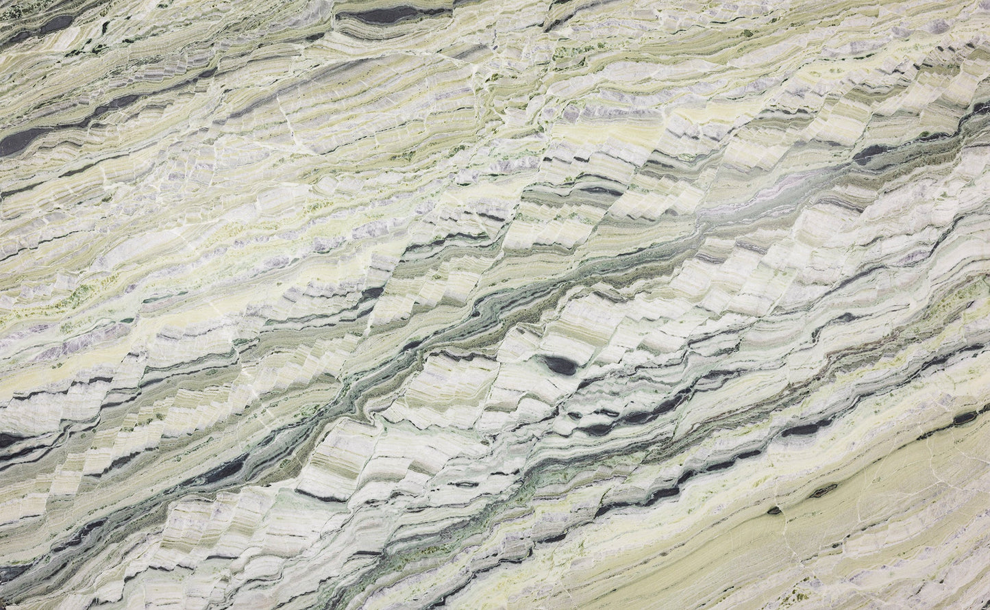Artistic Tile Matcha Verde Marble Slab 3/4" Honed Stone