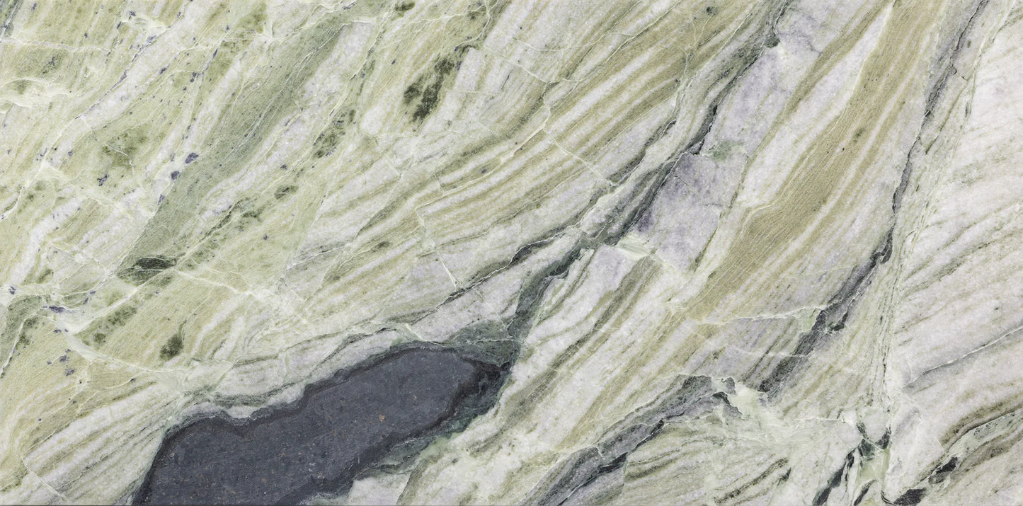 Artistic Tile Matcha Verde Marble Field Tile Honed 12" X 24"