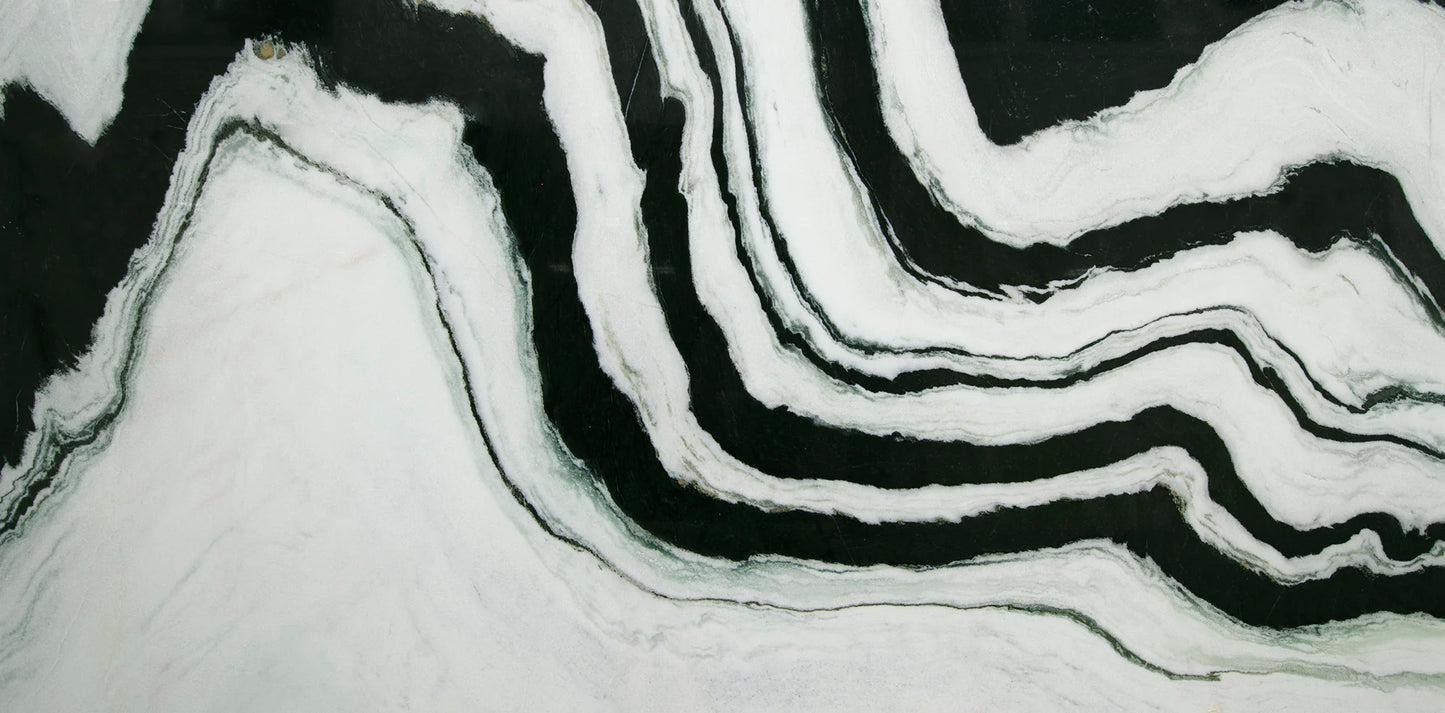Artistic Tile Panda White Marble Slab 3/4" Polished Stone