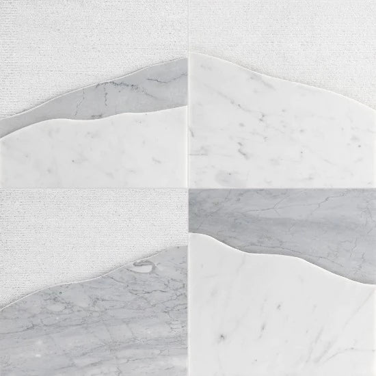 Artistic Tile Ali Budd Kata Dimensional Field Tile 12" x 12"