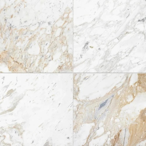 Artistic Tile Arabescato D'oro Marble Field Tile Honed 24" X 24"