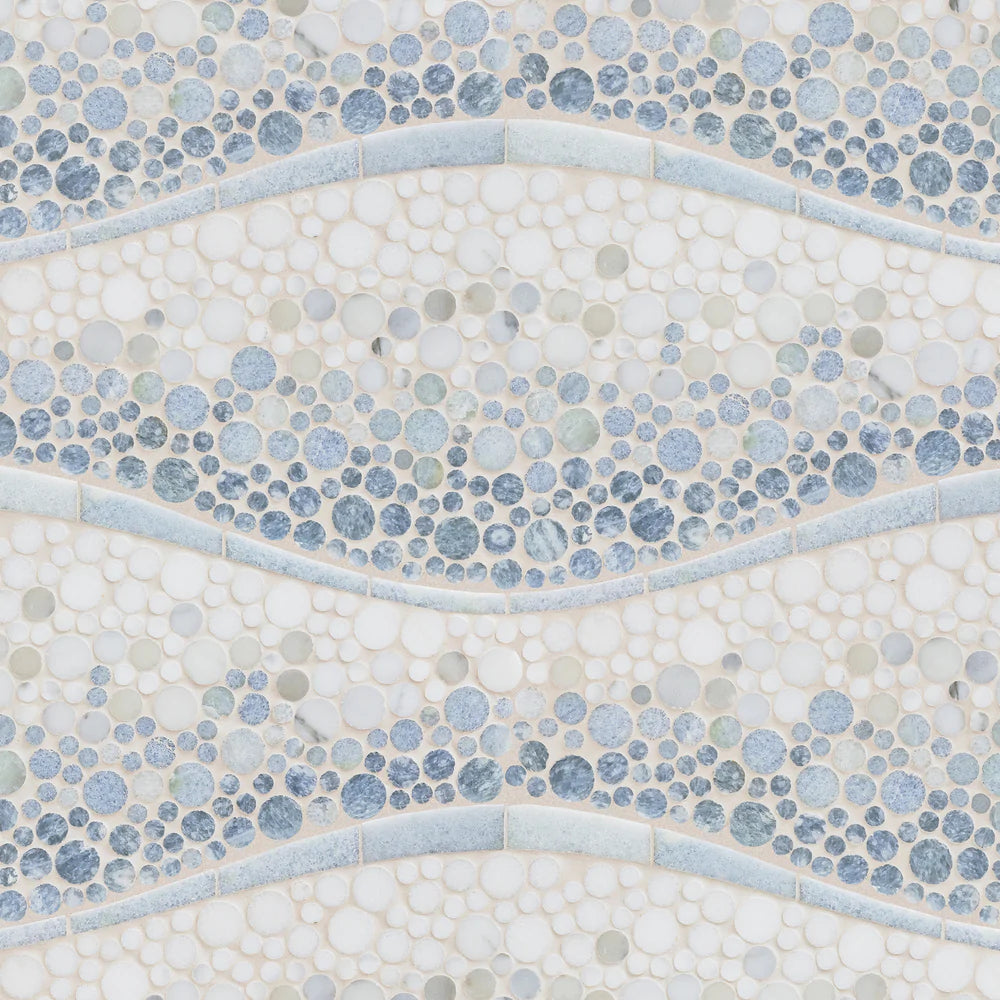 Artistic Tile Calypso Marble Mosaic Polished Stone