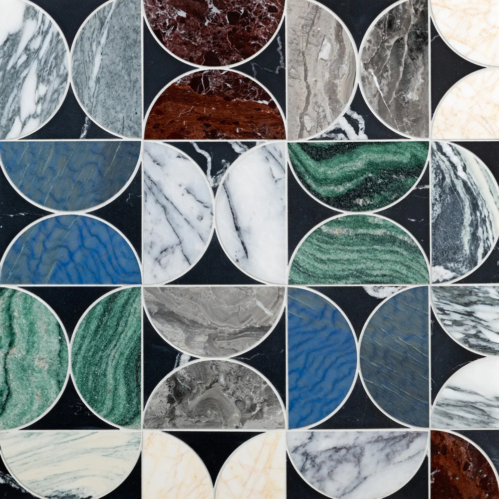 Artistic Tile Moon Cosmati WJ Mosaic