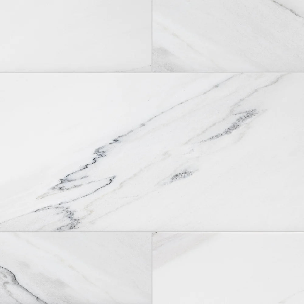 Artistic Tile Lincoln Calacatta Marble Field Tile 12" X 24"