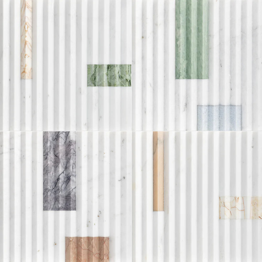 Artistic Tile Pinnacle Fete Marble Dimensional Field