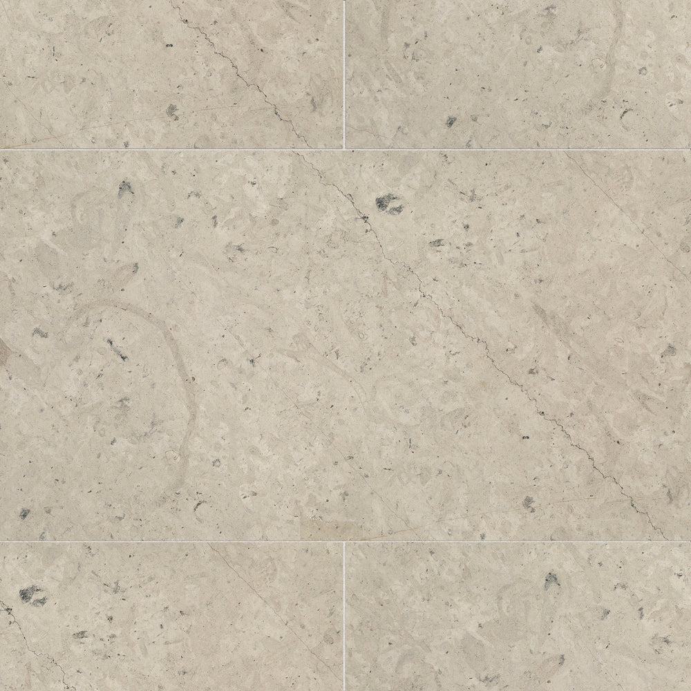 Artistic Tile Smoke Limestone Field Tile 12" x 24"