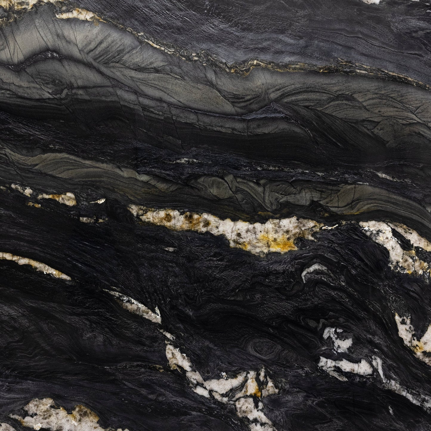 Artistic Tile Tempest Black Quartzite Slab 3/4" Stone